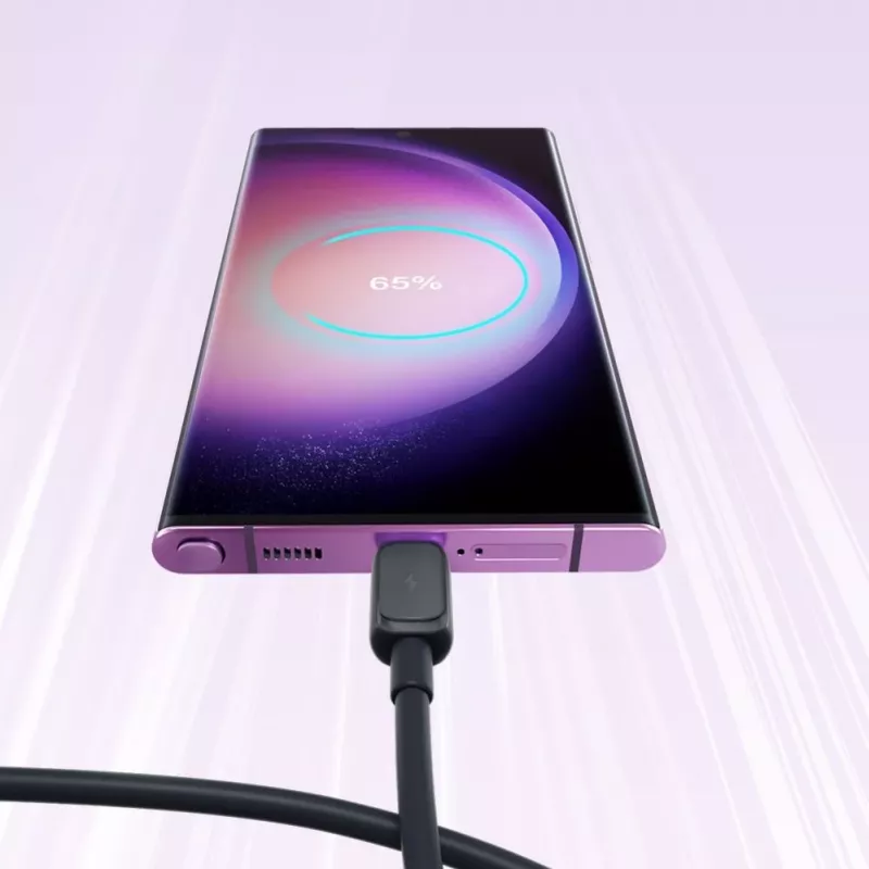 JOYROOM S-AC027A141B Cabo trançado USB-A para Lightning 1,2 m, preto