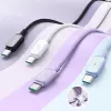 JOYROOM S-AC027A141B Cabo trançado USB-A para Lightning 1,2 m, preto