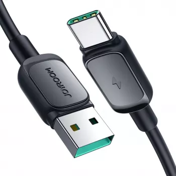 JOYROOM S-AC027A141B Cabo trançado USB-A para Lightning 1,2 m, preto