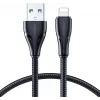 Cabo trançado JOYROOM S-UL012A11 USB-A para Lightning 1,2 m preto