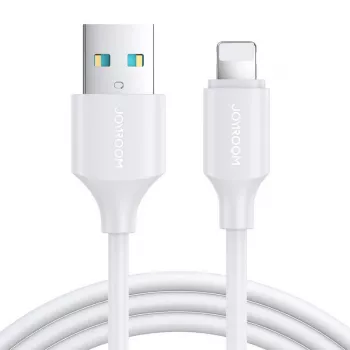 Joyroom S-UL012A9 Cabo Lightning 2m Branco 2,4A USB-A para Lightning Carregamento e Sincronização de Dados
