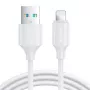 Joyroom S-UL012A9 Cabo Lightning 2m Branco 2,4A USB-A para Lightning Carregamento e Sincronização de Dados