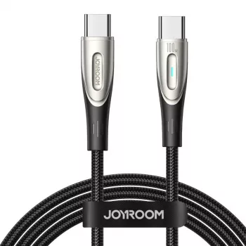 JOYROOM Star-Light Cabo USB-C para USB-C SA27-CC5 1,2m preto 100W