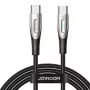JOYROOM Star-Light Cabo USB-C para USB-C SA27-CC5 1,2m preto 100W