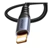Cabo adaptador de áudio JOYROOM SY-A06 Lightning para 3,5 mm, 1,2 m, preto