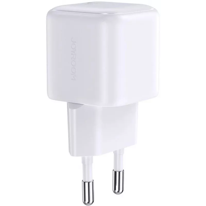 Carregador de viagem Joyroom Mini GaN Fast Charger Type-C, PD 30W, branco (JR-TCG15)