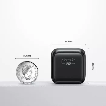 Carregador de viagem Joyroom Mini Type-C, PPS, PD 25W, preto EU (L-P251)