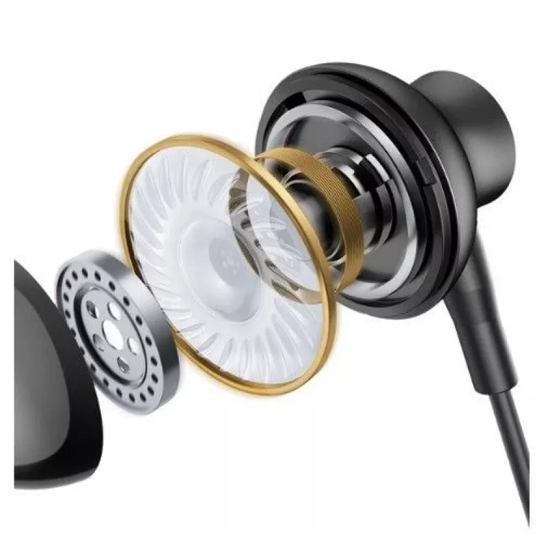 Joyroom TYPE-C Series JR-EC07 Auscultadores In-Ear USB-C Metal Preto