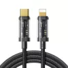 Joyroom cabo de carregamento rápido Type-C para Lightning A10 Series PD 20W, 1,2m, preto (S-CL020A12)