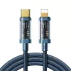 Cabo de carregamento rápido Joyroom Type-C para Lightning série A10 PD 20W, 1,2m, azul (S-CL020A12)