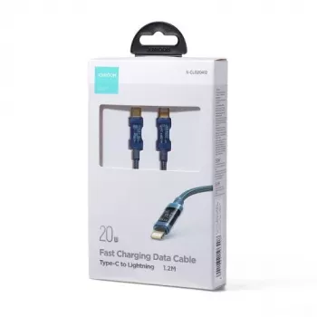 Cabo de carregamento rápido Joyroom Type-C para Lightning série A10 PD 20W, 1,2m, azul (S-CL020A12)