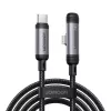 JOYROOM Type-C para Lightning cabo EnjoyX Series 90° A56, 30W, 480Mbps, 1,2m, preto (S-A56)