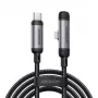JOYROOM Type-C para Lightning cabo EnjoyX Series 90° A56, 30W, 480Mbps, 1,2m, preto (S-A56)