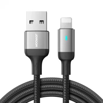 Joyroom Cabo USB-A para Lightning, 2,4A, 1,2m, Preto (S-UL012A10)