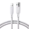 Cabo Joyroom USB-A para Lightning Multi-Color Serie A14, 480 Mbps, 3A, 1,2m, Branco (SA34-AL3)