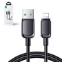 Joyroom Cabo USB-A para Lightning Série Multi-Color A14, 480Mbit/s, 2,4A, 1,2m, Preto (S-AL012A14B)