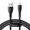 Cabo Joyroom USB-A para Lightning Starry Series, 480 Mbit/s, 3A, 1m, preto (SA32-AL3)