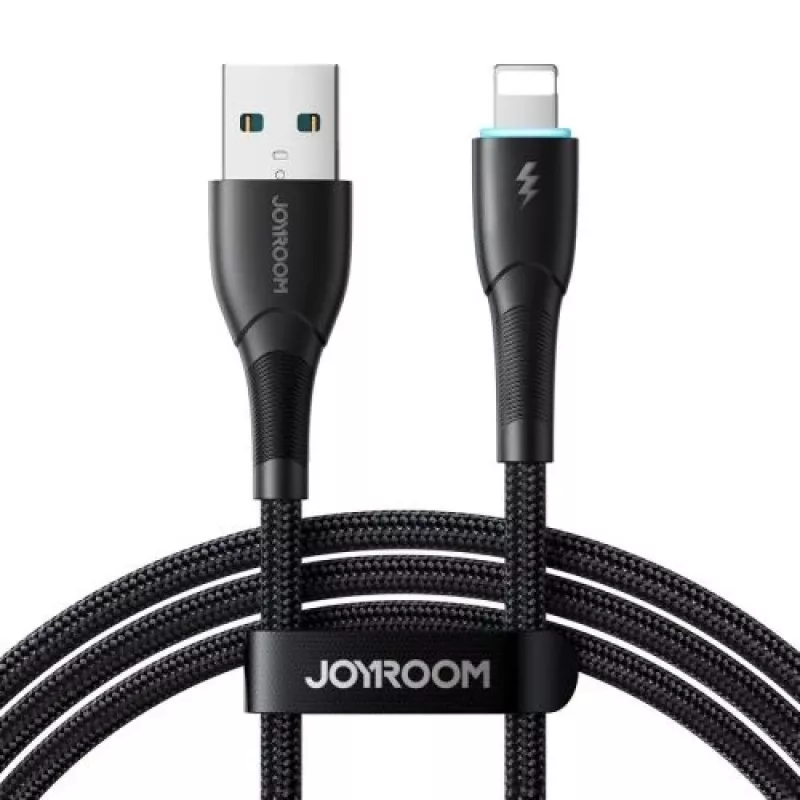 Cabo Joyroom USB-A para Lightning Starry Series, 480 Mbit/s, 3A, 1m, preto (SA32-AL3)