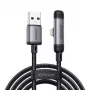 Cabo Joyroom USB-A para Lightning série EnjoyX 90 graus A56, 3A, 480Mbps, 1,2 m, preto (S-A56)
