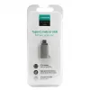 Adaptador Joyroom USB-C Macho para USB-A Fêmea Mini S-H151 Prateado
