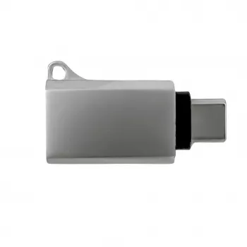 Adaptador Joyroom USB-C Macho para USB-A Fêmea Mini S-H151 Prateado