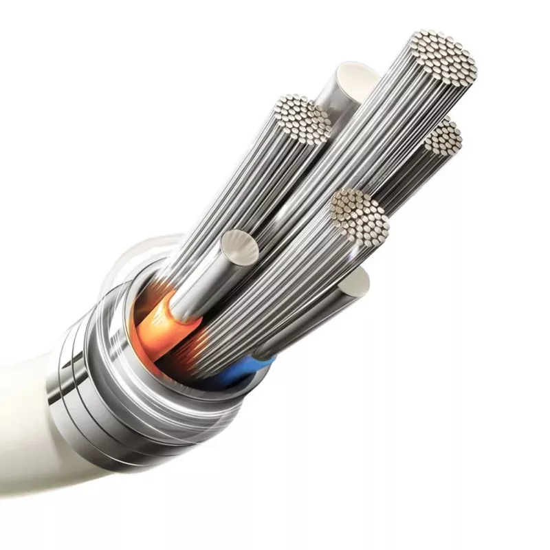 Joyroom Cabo USB-C para Lightning 1,2m Branco Certificado MFi Carregamento Rápido 20W PD