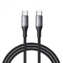 Cabo Joyroom USB-C para USB-C Flash Series A28 60W PD carregamento rápido 480Mbps sincronização de dados 2m preto