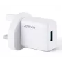 Joyroom Carregador de parede USB 2.1A ficha UK (L-1A101) branco