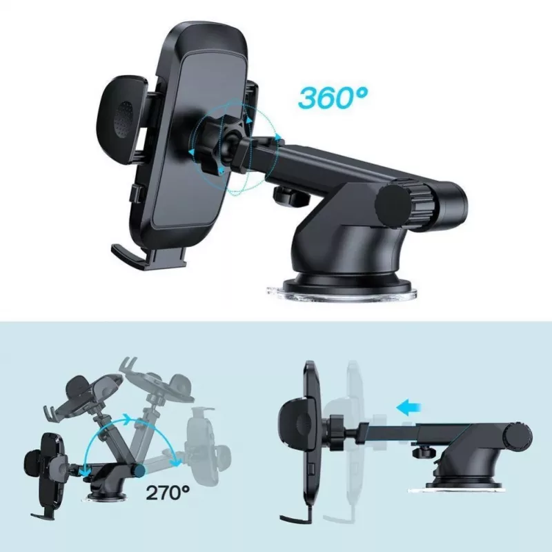 Suporte para carro Joyroom para para-brisas e painel, para smartphones de 4,7-7 polegadas