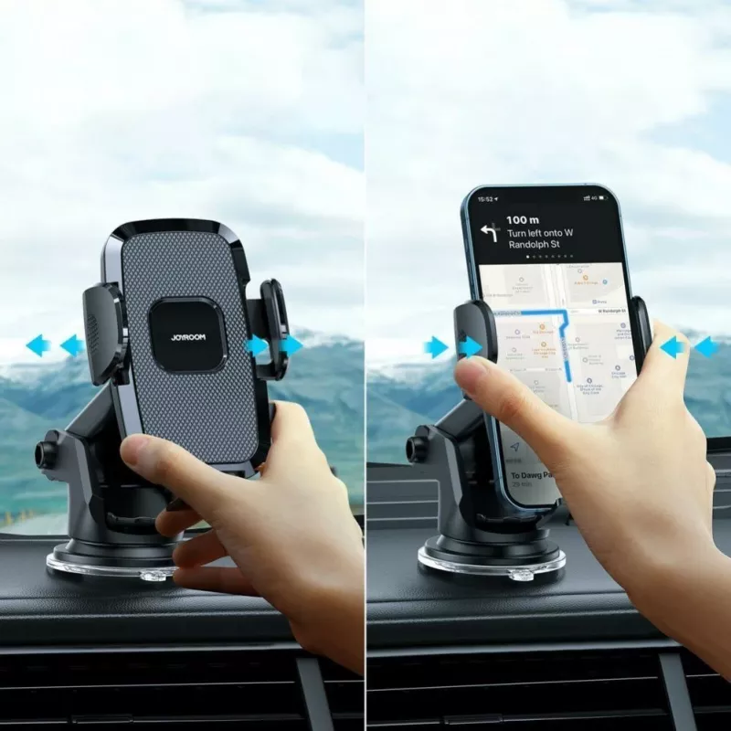 Suporte para carro Joyroom para para-brisas e painel, para smartphones de 4,7-7 polegadas