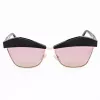 Óculos de sol de mulher JPLUS JP5076-01 - armação quadrada de acetato - proteção UV400 - 58/13/145 mm