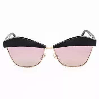 Óculos de sol de mulher JPLUS JP5076-01 - armação quadrada de acetato - proteção UV400 - 58/13/145 mm