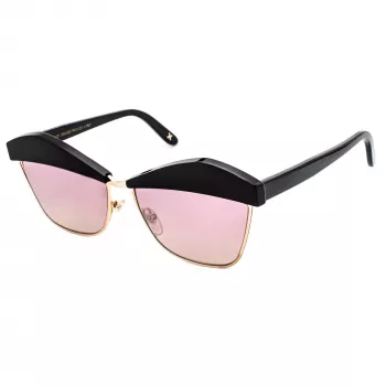 Óculos de sol de mulher JPLUS JP5076-01 - armação quadrada de acetato - proteção UV400 - 58/13/145 mm