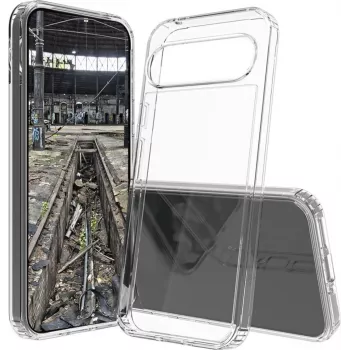 JT Berlin BackCase Pankow Clear para Google Pixel 9 e Pixel 9 Pro - Capa Transparente em TPU 11084