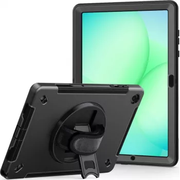 JT Berlin Capa Rugged Kickstand & Handstrap para Samsung Galaxy Tab A11+ 2025 Preto Bulk 30023