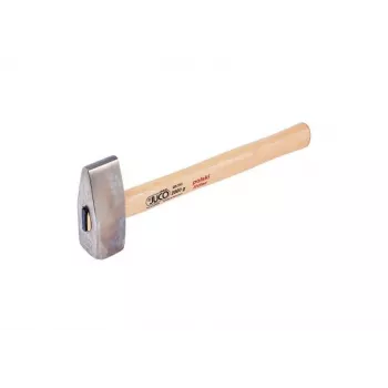Marreta de fender JUCO Traditional 3,0 kg – cabo de freixo 900 mm, cabeça em aço carbono forjado para rachar lenha