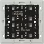 Jung 4008 TSM Módulo de botão, 1 polo, 250 V AC, 10 A, terminais de parafuso, encastrar, branco