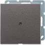 Placa central Jung AL2990AAN antracite para dimmer rotativo e interruptor
