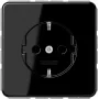 JUNG CD 1520 BFKI SW tampa para espelho central, 1 módulo, preto