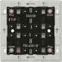 JUNG FM4004M Módulo emissor de parede sem fios, 4 canais, EnOcean 868,3 MHz, sem bateria