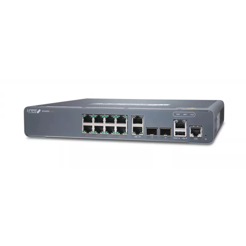 Juniper EX Series EX4000-8P - Switch - L3 - gerido - 8 x 10/100/1000 (PoE+)