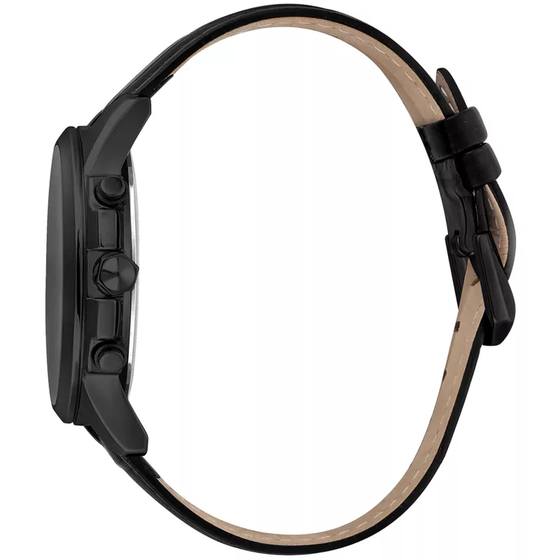 Relógio de homem JUST CAVALLI MAN JC1G175L0245 42mm quartzo analógico mostrador azul bracelete de pele castanho