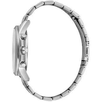 JUST CAVALLI homem JC1G175M0255 relógio de pulso de quartzo analógico 42 mm bracelete de malha de aço inoxidável mostrador preto