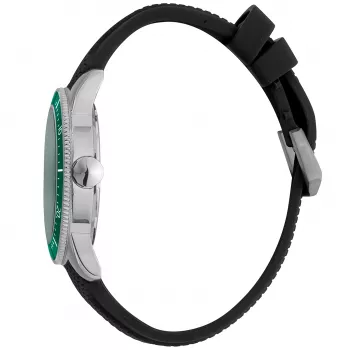 JUST CAVALLI MAN JC1G179P0015 42mm relógio analógico de quartzo - mostrador preto, bracelete de pele