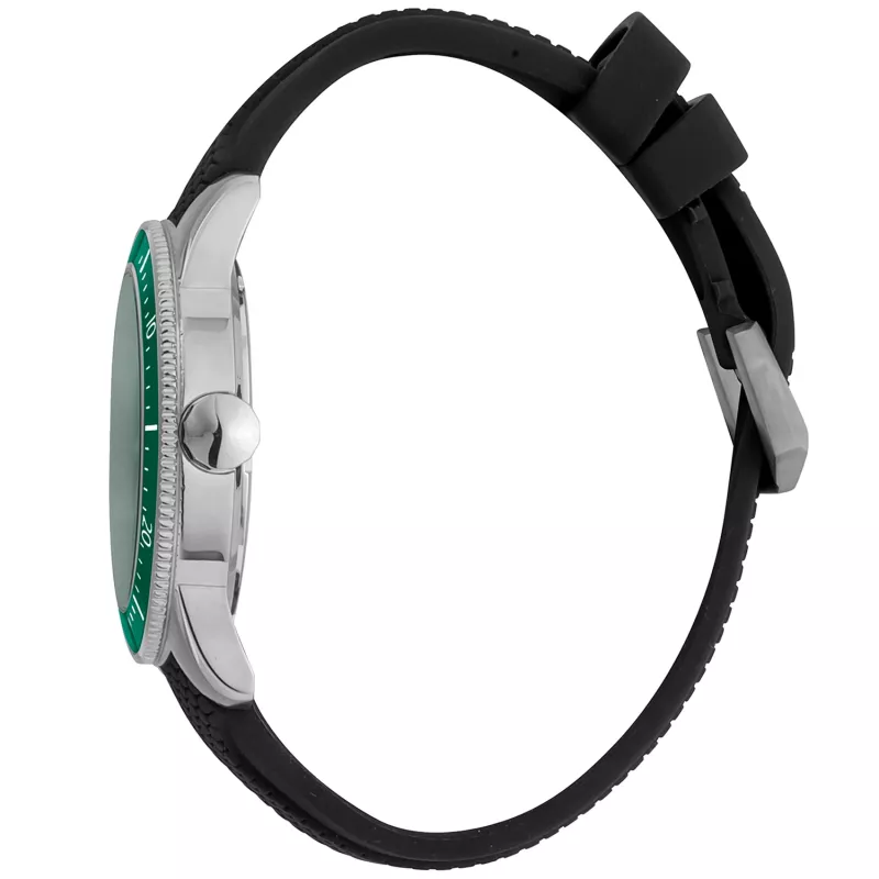 JUST CAVALLI MAN JC1G179P0015 42mm relógio analógico de quartzo - mostrador preto, bracelete de pele