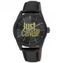 Relógio Just Cavalli Man JC1G207L0035 42mm mostrador azul pulseira de pele