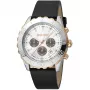 JUST CAVALLI Relógio de homem JC1G214L0025 42mm quartzo analógico mostrador preto bracelete de pele