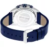 Relógio de homem JUST CAVALLI MAN JC1G214L0045 44mm mostrador azul bracelete de pele