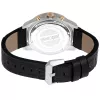 JUST CAVALLI MAN JC1G215L0035 42mm relógio analógico de quartzo mostrador preto bracelete de pele preta
