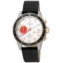 JUST CAVALLI MAN JC1G215L0035 42mm relógio analógico de quartzo mostrador preto bracelete de pele preta